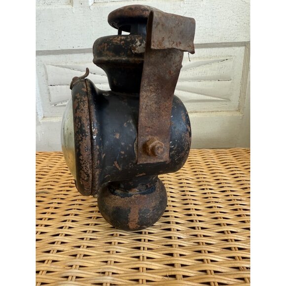 Antique 1900's Ford Model T Auto Car Light Kerosene Oil Lamp Carriage Lantern - Picture 9 of 13